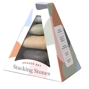 Eraser set Stacking Stones Chronicle books nib